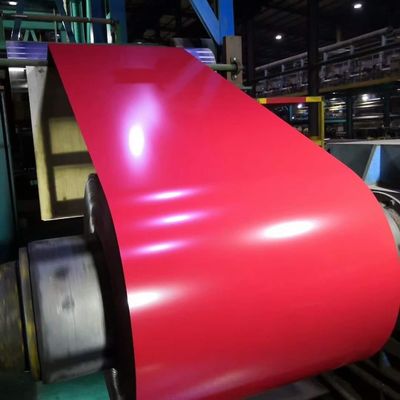 Красный цвет PPGI PPGL DX51D Предварительно окрашенная оцинкованная железная катушка
